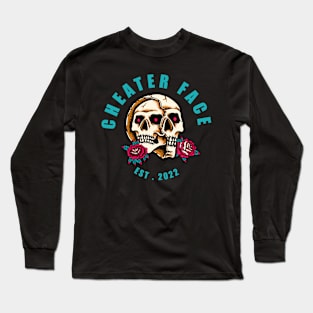 cheater face Long Sleeve T-Shirt